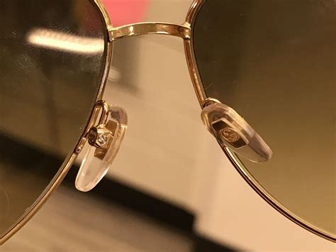 nose pads for gucci glasses|gucci rimless glasses.